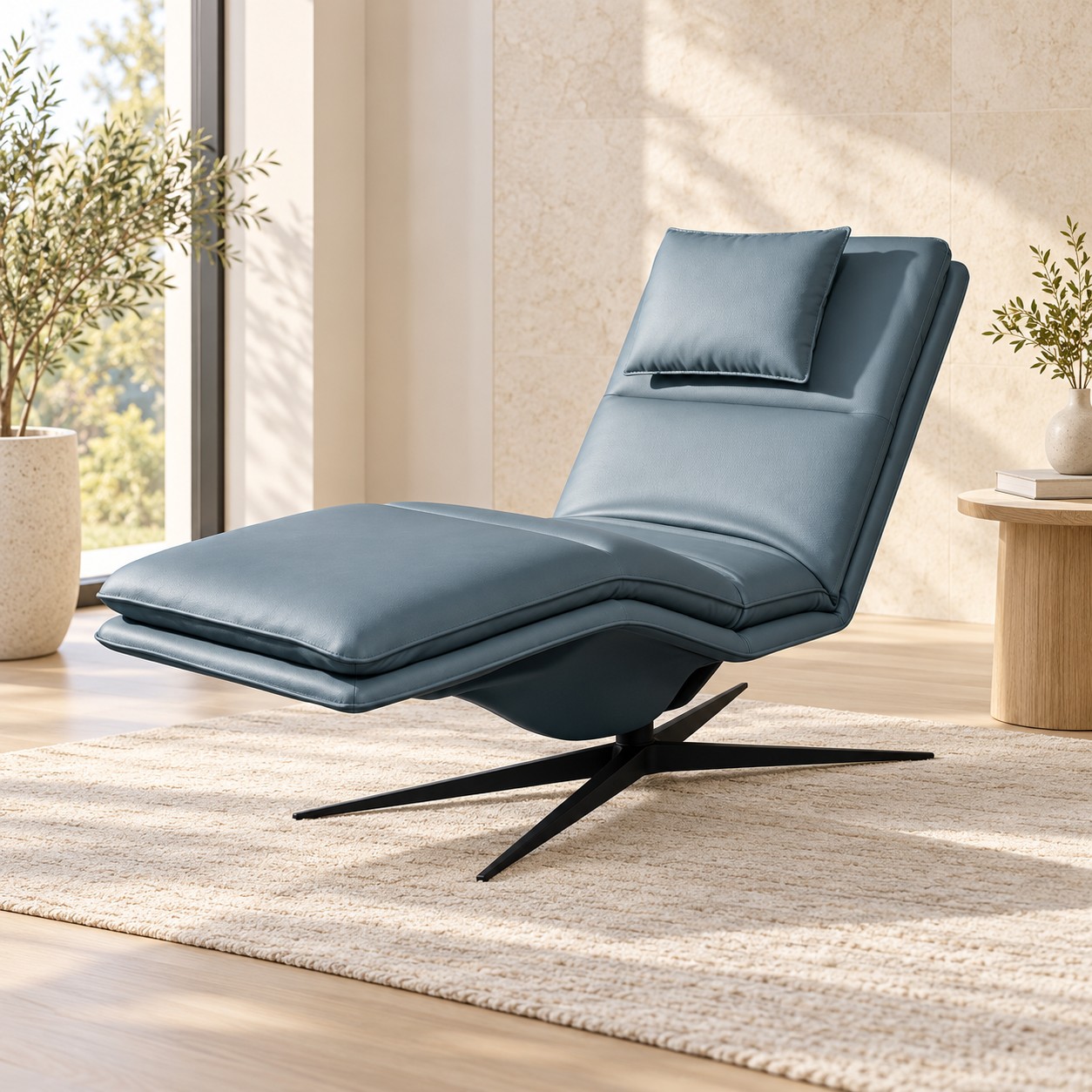 Electric zero-gravity recliner for home comfort